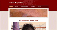 Desktop Screenshot of lucianamagdalena.com